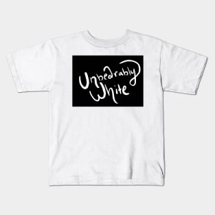 Unbearably White Vampire Weekend Kids T-Shirt